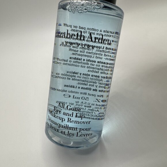 Elizabeth Arden All Gone Eye And Lip Make-Up Remover 50ml (UNBOXED) - Picture 2 of 4